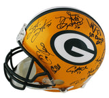 Super Bowl XXXI Team Signed Green Bay Packers Authentic NFL Helmet w- 23 Signat