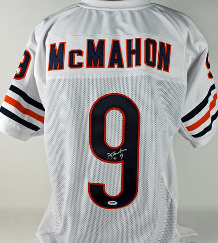 Jim McMahon Signed Chicago Bears Jersey (PSA COA) Super Bowl XX Quarterback