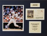 Reggie Jackson Signed Yankees 400 H.R.Club Cachet Envelope 14x18 Matted Display