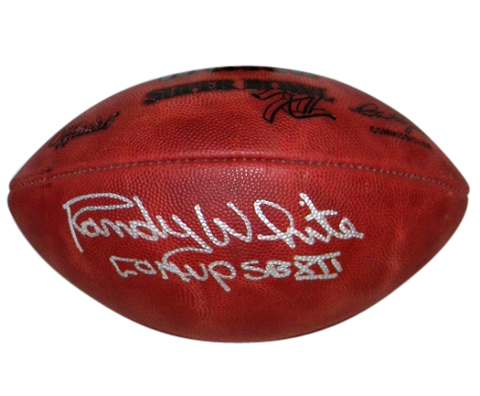 RANDY WHITE AUTOGRAPHED SIGNED COWBOYS SUPER BOWL XII 12 WILSON FOOTBALL JSA