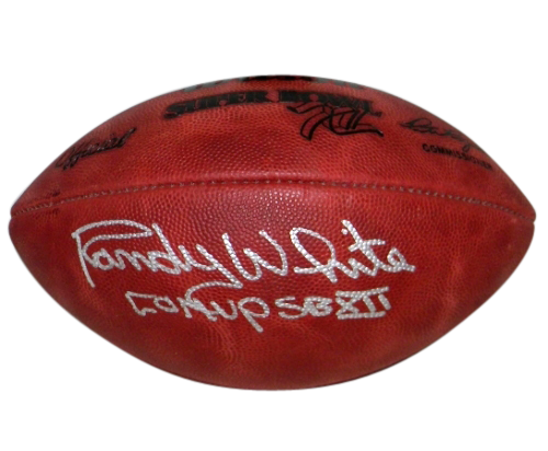 RANDY WHITE AUTOGRAPHED SIGNED COWBOYS SUPER BOWL XII 12 WILSON FOOTBALL JSA
