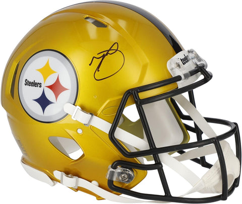 Minkah Fitzpatrick Steelers Signed Riddell Flash Speed Authentic Helmet