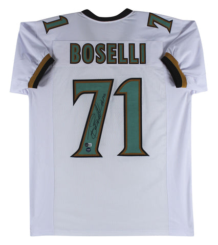 Tony Boselli "HOF 22" Authentic Signed White Pro Style Jersey BAS Witnessed
