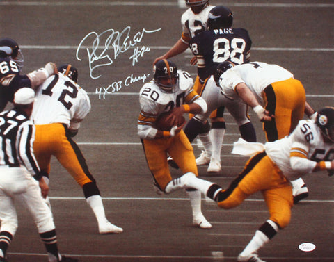 Rocky Bleier Autographed Steelers 16x20 Running Photo w/Insc- JSA W Auth *White