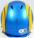 Cam Akers Autographed Los Angeles Rams 2020 Speed Mini Helmet-Beckett W Hologram