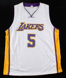 Robert Horry Signed Lakers Jersey (PSA COA) Los Angeles 7xNBA Champ / Foward