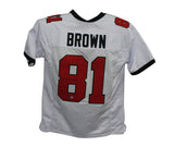 Antonio Brown Autographed/Signed Pro Style White XL Jersey Beckett BAS 33692