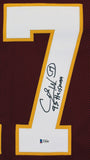 Florida State Charlie Ward "93 Heisman" Signed Maroon Pro Style Jersey BAS