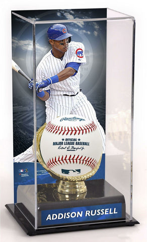 Addison Russell Cubs Gold Glove Display Case with Image-Fanatics