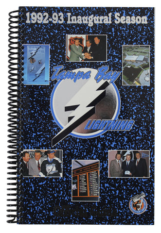 1992-93 Tampa Bay Lighting Official Guide Un-signed