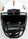 Shannon Sharpe Signed Broncos Authentic Lunar Speed FS Helmet- Beckett W *Orange