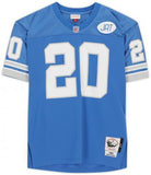 Barry Sanders Detroit Lions Signed Blue Mitchell & Ness Authentic Jersey