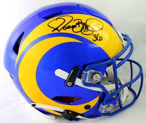 Jerome Bettis Autographed LA Rams F/S SpeedFlex Helmet - Beckett W Auth *Black
