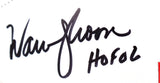 Warren Moon Autographed Houston Oilers Logo Football w/HOF #2- Beckett W Holo