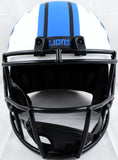 Barry Sanders Signed Detroit Lions Lunar F/S Speed Helmet w/HOF- Beckett W Holo