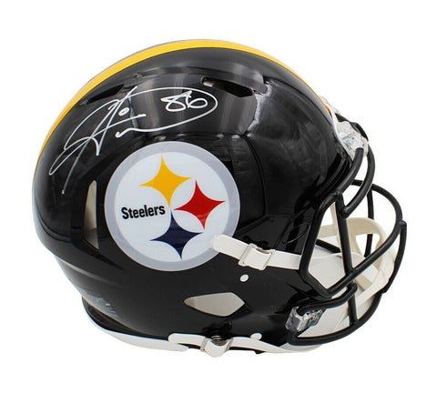 Hines Ward Signed Pittsburgh Steelers Speed Authentic Black NFL Helmet