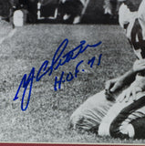 Y.A. Tittle Signed Framed New York Giants 8x10 Defeat Photo HOF 71 Insc Steiner