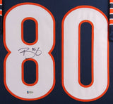 Trey Burton Signed Chicago Bears 35x43 Custom Framed Jersey (Beckett Hologram)
