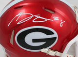 AJ Green Autographed Georgia Bulldogs Flash Speed Mini Helmet-Beckett W Hologram