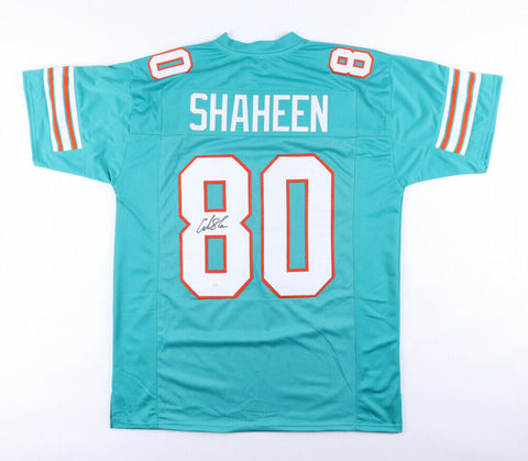 Adam Shaheen Signed Miami Dolphins Teal Jersey (JSA COA) 2017 2nd Round Pick T.E