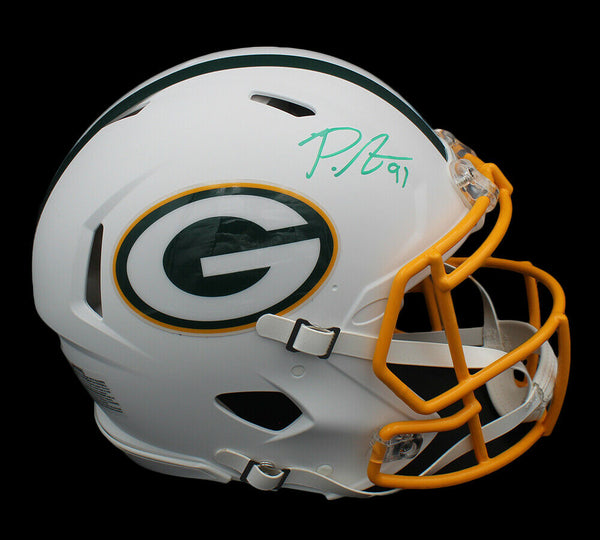 Preston Smith Signed Green Bay Packers Speed Authentic White Matte NFL Helmet