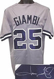 Jason Giambi Signed New York Yankees Jersey (Leaf COA) AL MVP 2000 / 5xAll Star