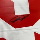 Autographed/Signed Ricardo Kaka AC Milan White Soccer Jersey Beckett BAS COA