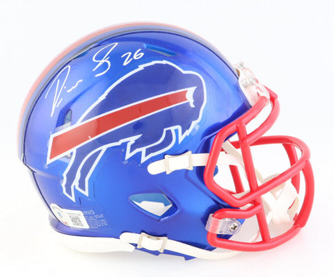 Devin Singletary Signed Bills Mini-Helmet (Beckett) Buffalo's #1 Running Back
