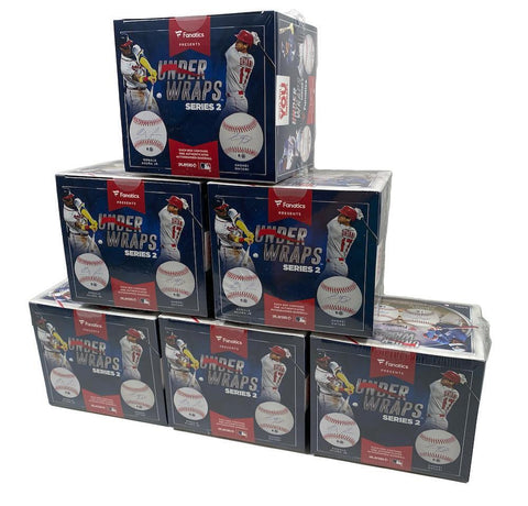 6 BOX SET FANATICS UNDER WRAPS MLB Mystery Baseball TROUT, JUDGE, OHTANI, HARPER