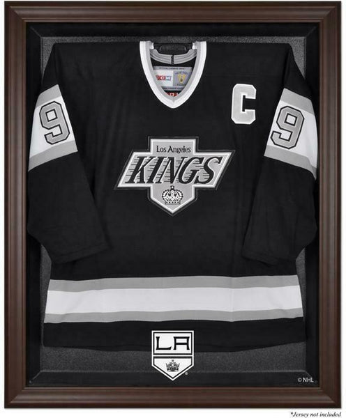Los Angeles Kings Brown Framed Logo Jersey Display Case - Fanatics Authentic