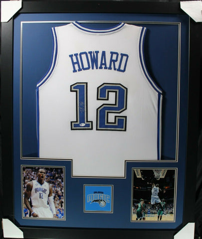 DWIGHT HOWARD (Magic white TOWER) Signed Autographed Framed Jersey JSA