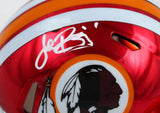 John Riggins Signed Washington Chrome Speed Mini Helmet- Beckett W *White