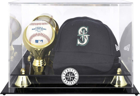 Seattle Mariners Acrylic Cap and Baseball Logo Display Case - Fanatics