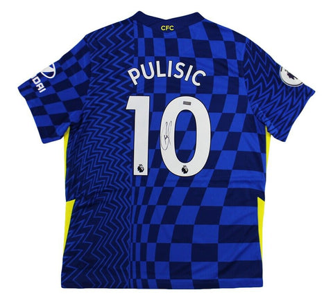 Christian Pulisic Signed Chelsea Football Club Replica Blue Home Jersey