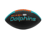 Ricky Williams Signed Miami Dolphins Embroidered Black Football w- "Split Blunt"