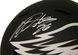 Miles Sanders Signed Philadelphia Eagles F/S Eclipse Speed Helmet JSA 29865