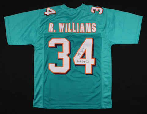 Ricky Williams Signed Miami Dolphins Jersey Inscribed "Puff, Puff, Run"(JSA COA)