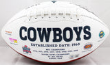 Randy White Autographed Dallas Cowboys Logo Football w/ HOF -Beckett W Hologram