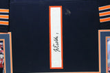 JUSTIN FIELDS (Bears navy SKYLINE) Signed Autographed Framed Jersey JSA