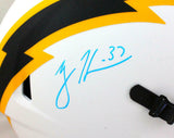 Rodney Harrison Autographed SD Chargers F/S Lunar Helmet- Beckett W *BabyBlue