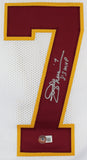 Joe Theismann "83 MVP" Authentic Signed White Pro Style Jersey BAS Witnessed