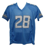 Adrian Peterson Autographed/Signed Pro Style Blue XL Jersey BAS 29346