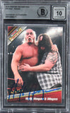 Hulk Hogan Authentic Signed 2010 Tristar TNA New Era #76 Card Auto 10! BAS Slab