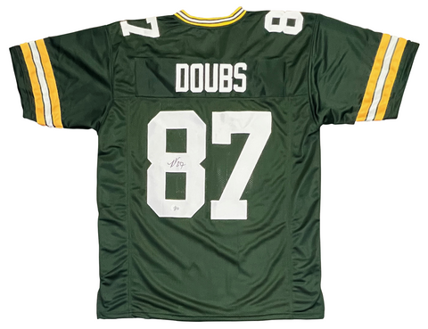 ROMEO DOUBS AUTOGRAPHED SIGNED GREEN BAY PACKERS #87 GREEN JERSEY BECKETT