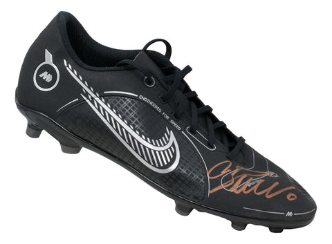 Cristiano Ronaldo Signed Right Black Nike Size 9 Soccer Cleat BAS LOA