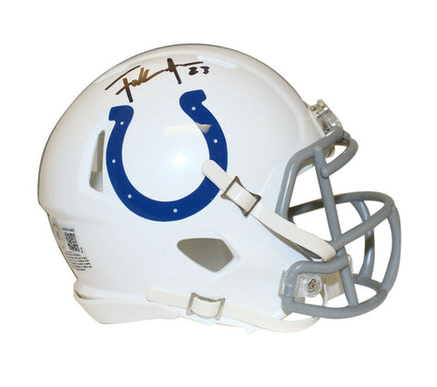 Frank Gore Autographed Indianapolis Colts Speed Mini Helmet Beckett BAS 34531