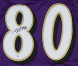 Miles Boykin Signed Baltimore Ravens Jersey (Beckett COA) Former Notre Dame W.R.