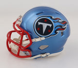 Malik Willis Signed Tennessee Titans Flash Alternate Speed Mini Helmet (Beckett)