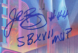 John Riggins "SB XVII MVP" Authentic Signed SB XVII Program BAS Witness #W099025