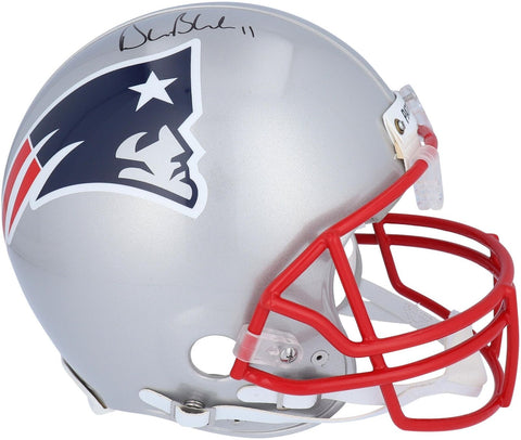 Drew Bledsoe New England Patriots Signed Riddell VSR4 Authentic Helmet